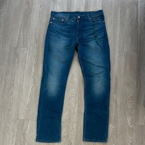 Levi's Deep Blue Men's Straight Jeans